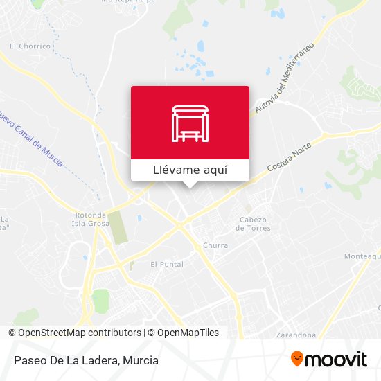 Mapa Paseo De La Ladera