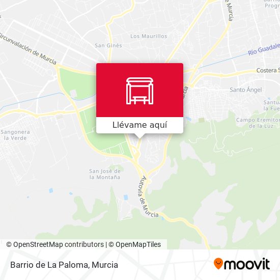 Mapa Barrio de La Paloma