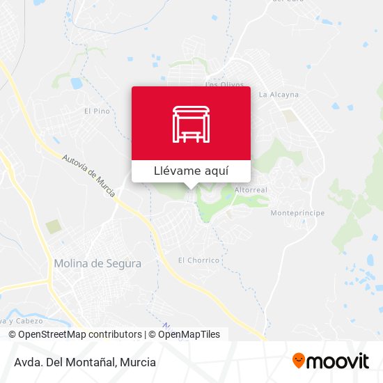 Mapa Avda. Del Montañal