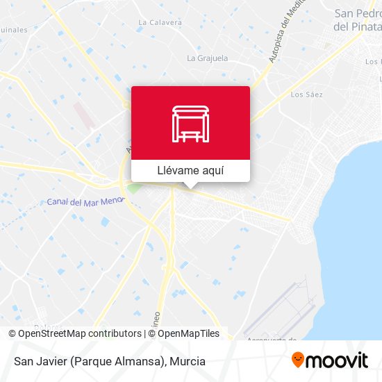 Mapa San Javier (Parque Almansa)
