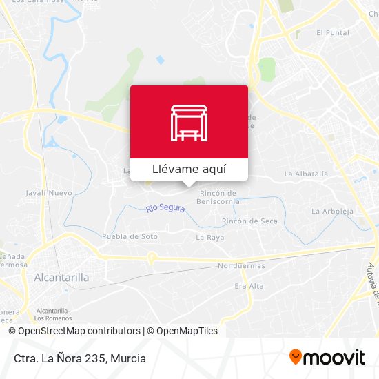 Mapa Ctra. La Ñora 235