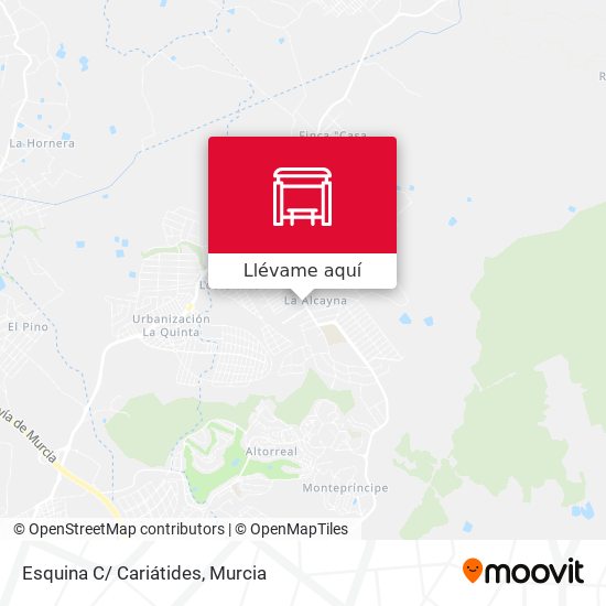 Mapa Esquina C/ Cariátides