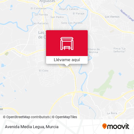 Mapa Avenida Media Legua