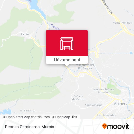 Mapa Peones Camineros