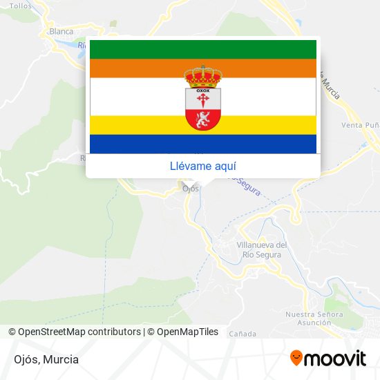 Mapa Ojós