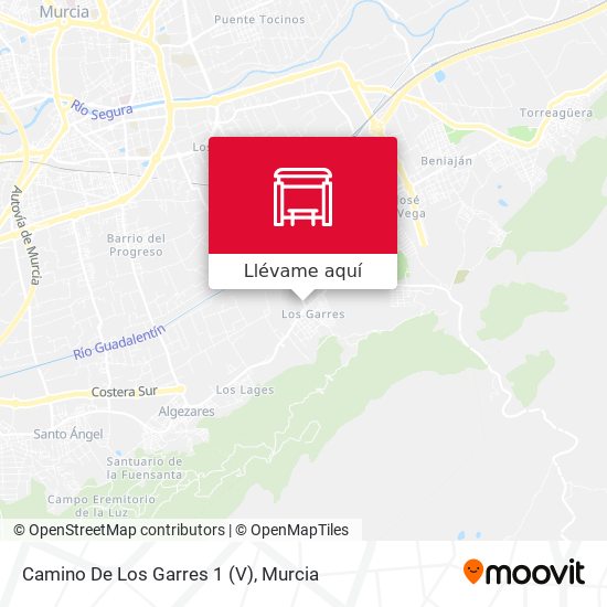 Mapa Camino De Los Garres 1 (V)