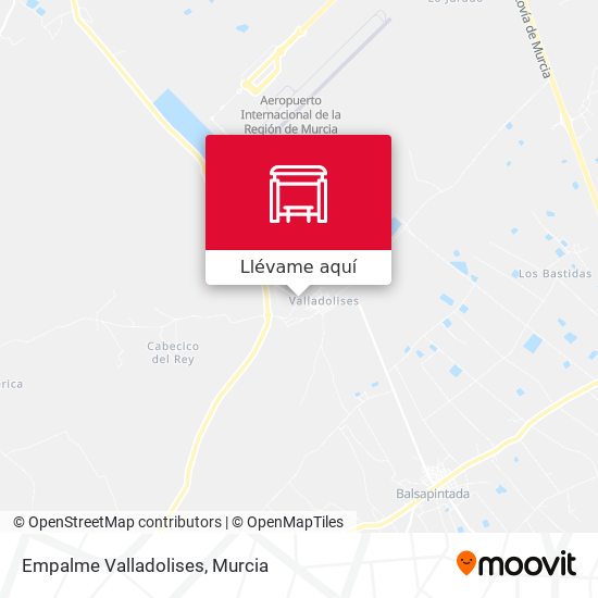 Mapa Empalme Valladolises