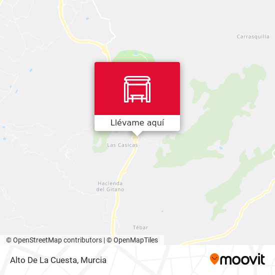 Mapa Alto De La Cuesta