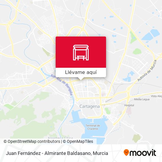 Mapa Juan Fernández - Almirante Baldasano