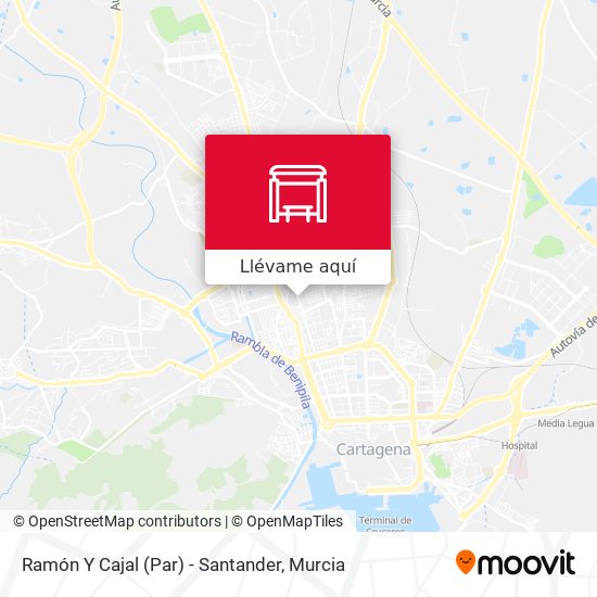Mapa Ramón Y Cajal (Par) - Santander