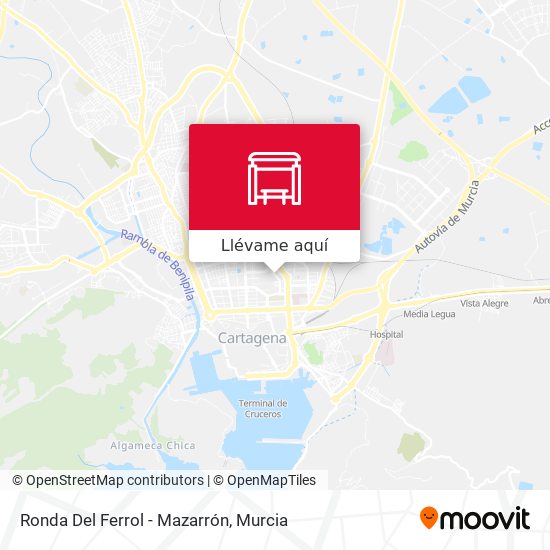 Mapa Ronda Del Ferrol - Mazarrón