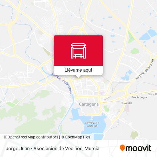 Mapa Jorge Juan - Asociación de Vecinos