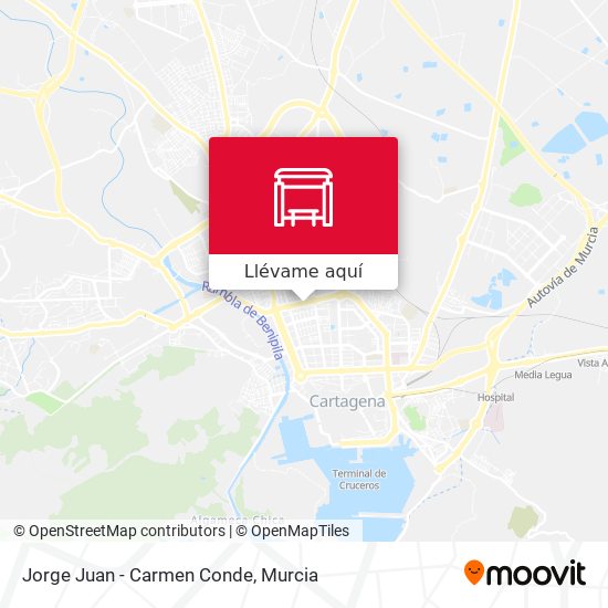 Mapa Jorge Juan - Carmen Conde