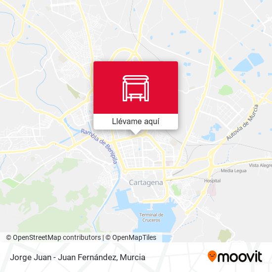 Mapa Jorge Juan - Juan Fernández