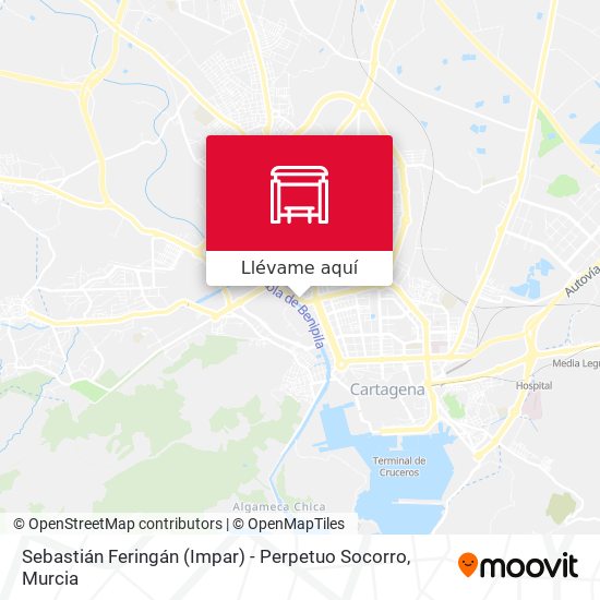 Mapa Sebastián Feringán (Impar) - Perpetuo Socorro