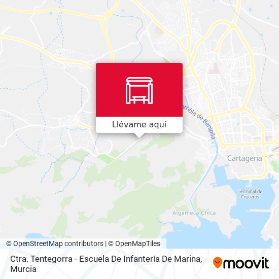 Mapa Ctra. Tentegorra - Escuela De Infantería De Marina