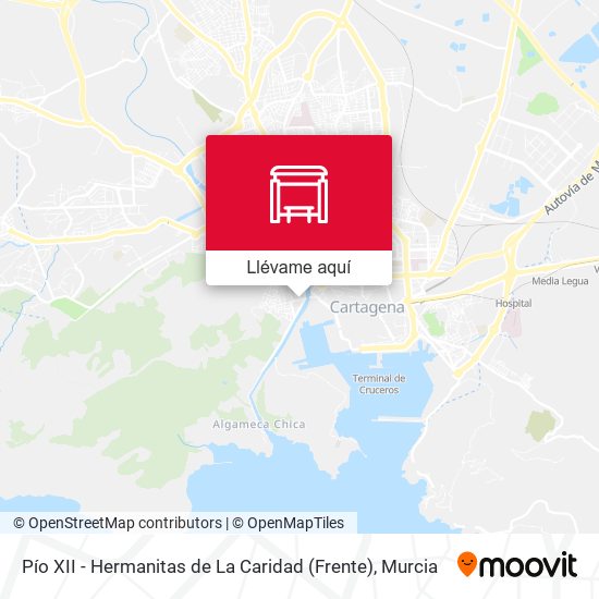 Mapa Pío XII - Hermanitas de La Caridad (Frente)
