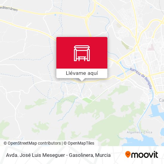 Mapa Avda. José Luis Meseguer - Gasolinera