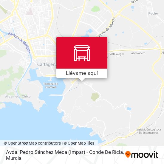 Mapa Avda. Pedro Sánchez Meca (Impar) - Conde De Ricla