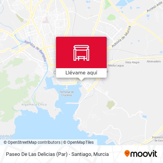 Mapa Paseo De Las Delicias (Par) - Santiago