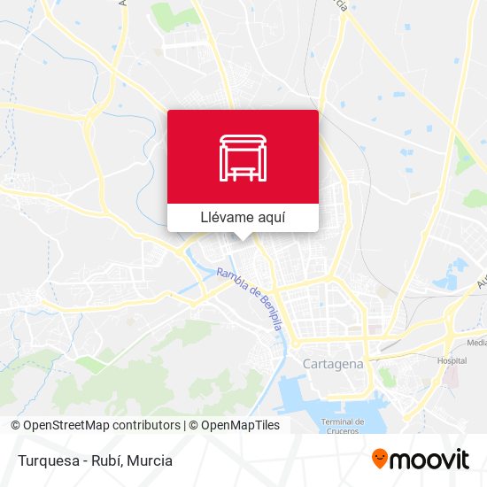 Mapa Turquesa - Rubí