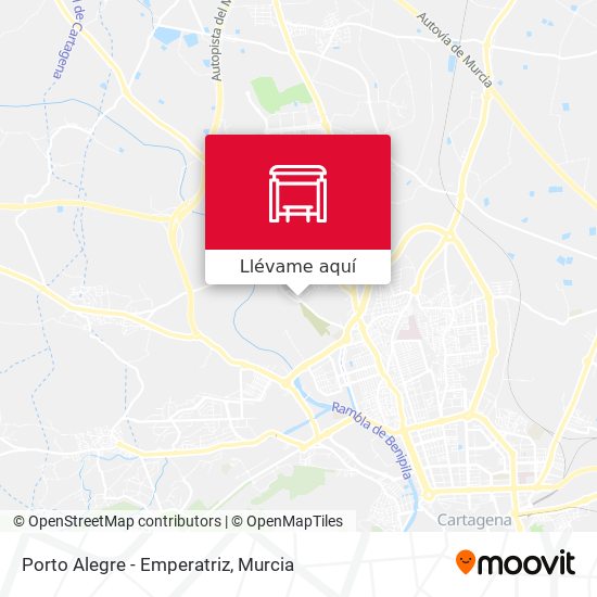 Mapa Porto Alegre - Emperatriz