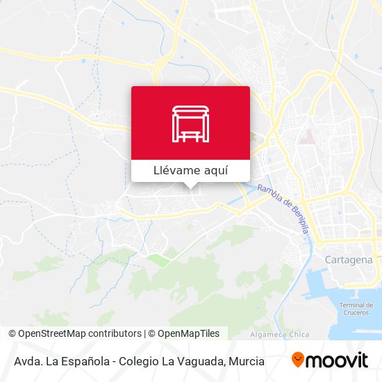 Mapa Avda. La Española - Colegio La Vaguada