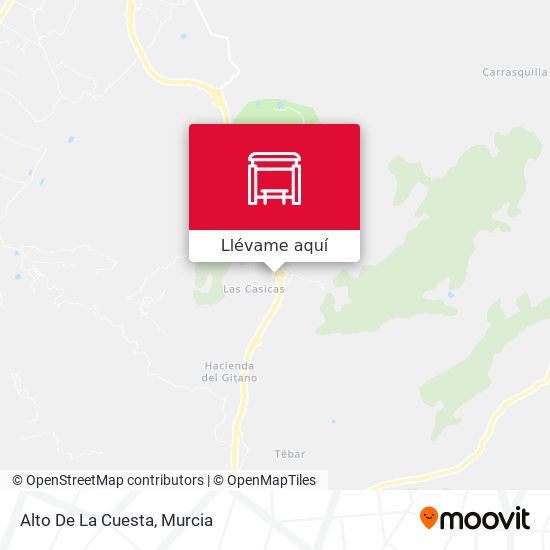 Mapa Alto De La Cuesta