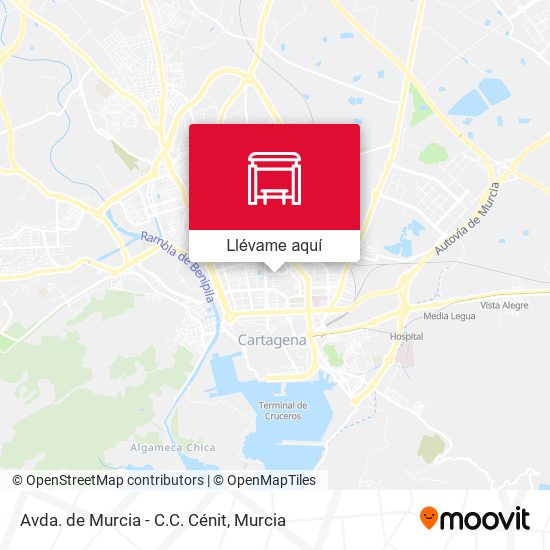 Mapa Avda. de Murcia - C.C. Cénit