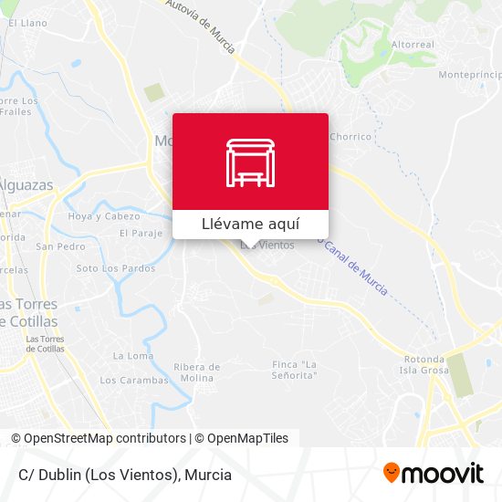 Mapa C/ Dublin (Los Vientos)