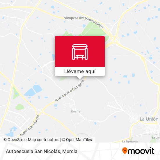 Mapa Autoescuela San Nicolás