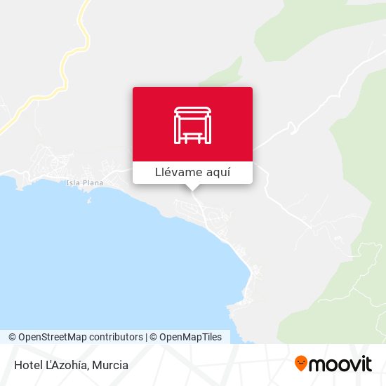 Mapa Hotel L'Azohía