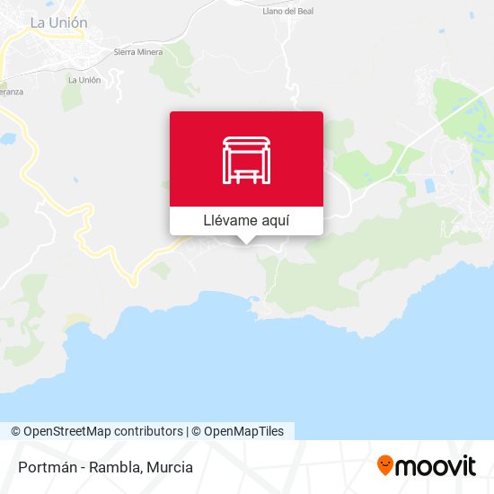 Mapa Portmán - Rambla