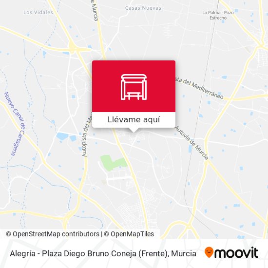Mapa Alegría - Plaza Diego Bruno Coneja (Frente)