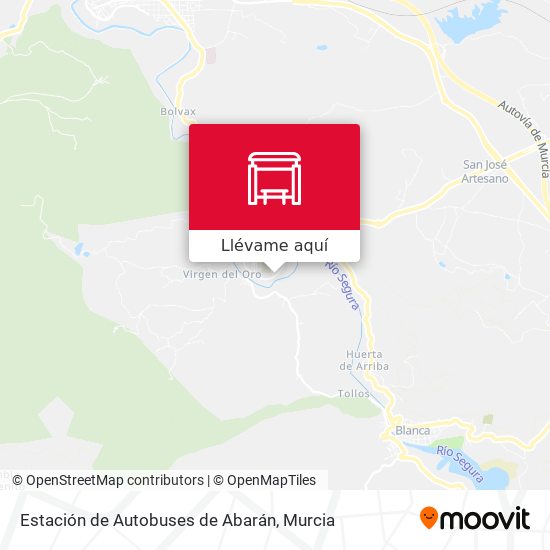 Mapa Estación de Autobuses de Abarán