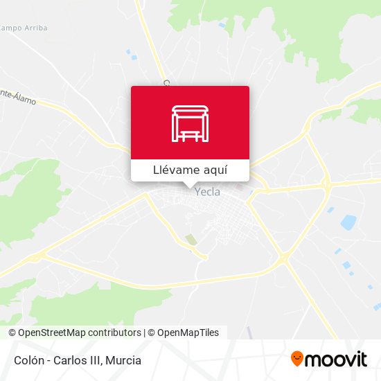 Mapa Colón - Carlos III