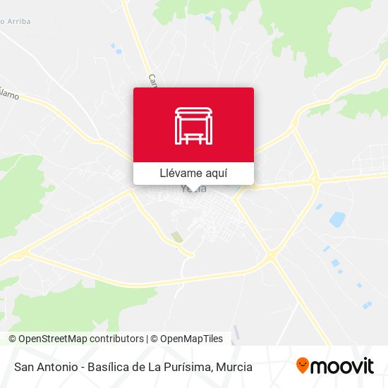 Mapa San Antonio - Basílica de La Purísima