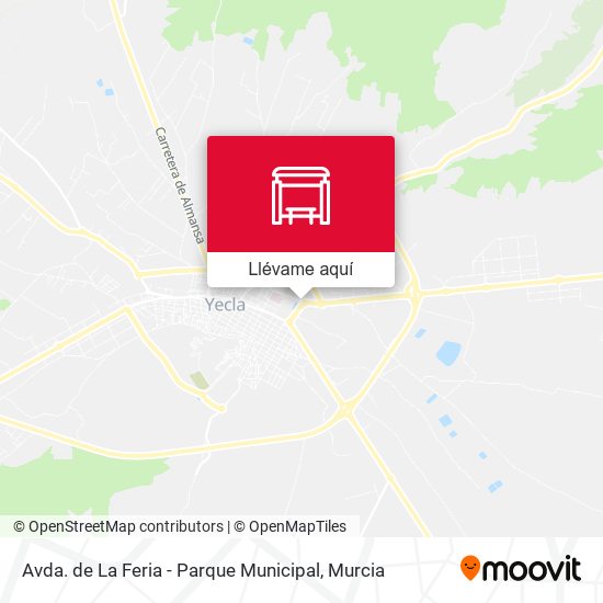 Mapa Avda. de La Feria - Parque Municipal