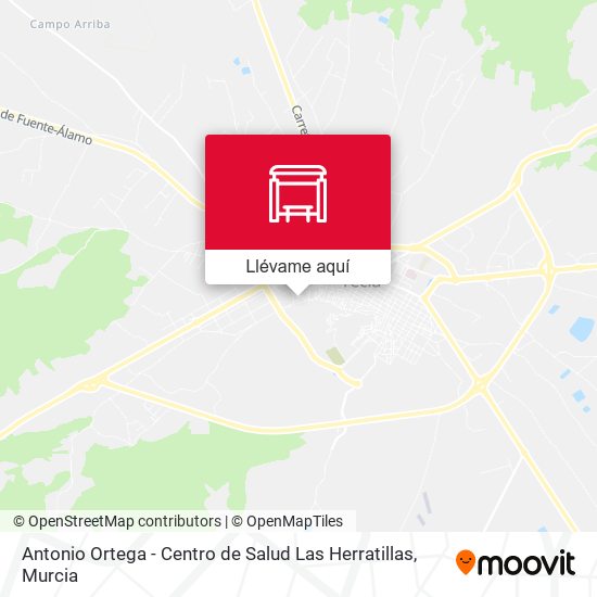 Mapa Antonio Ortega - Centro de Salud Las Herratillas