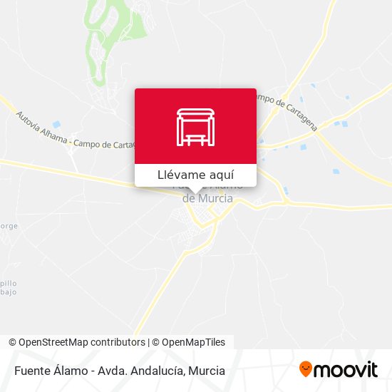 Mapa Fuente Álamo - Avda. Andalucía