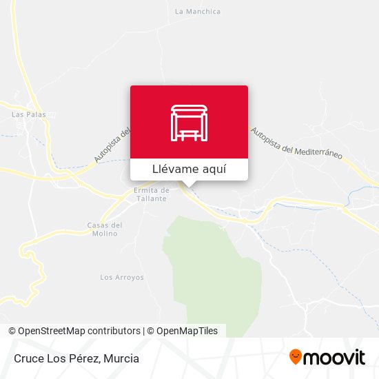 Mapa Cruce Los Pérez