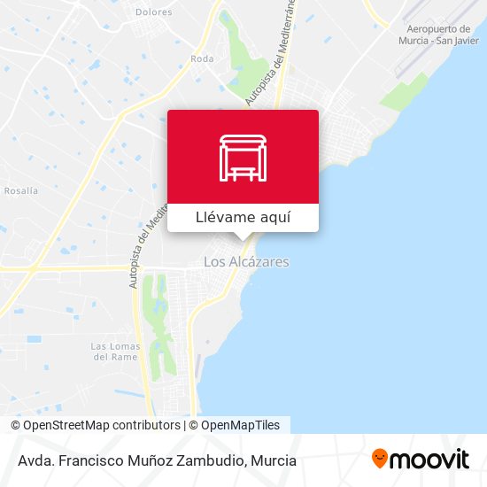 Mapa Avda. Francisco Muñoz Zambudio
