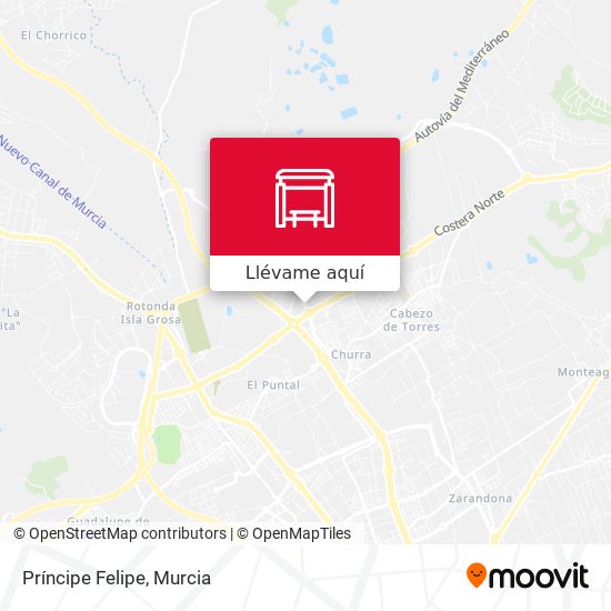 Mapa Príncipe Felipe