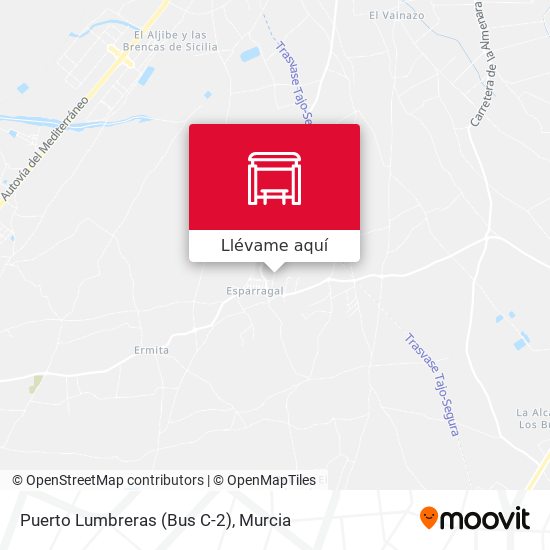 Mapa Puerto Lumbreras (Bus C-2)