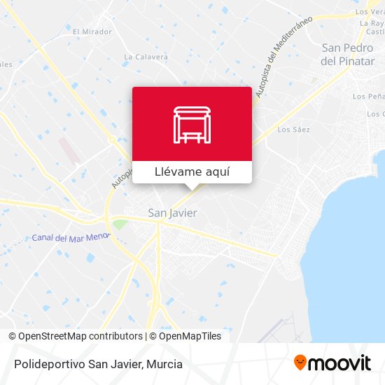 Mapa Polideportivo San Javier