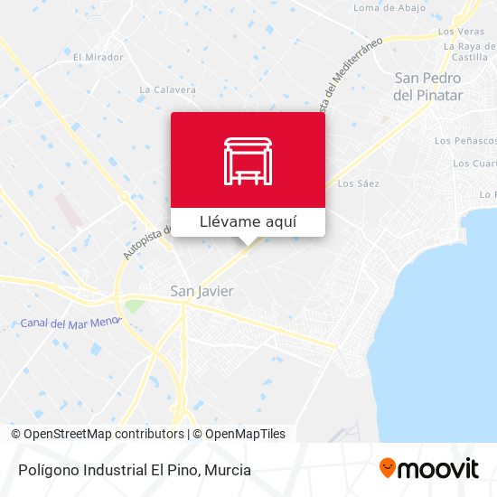Mapa Polígono Industrial El Pino