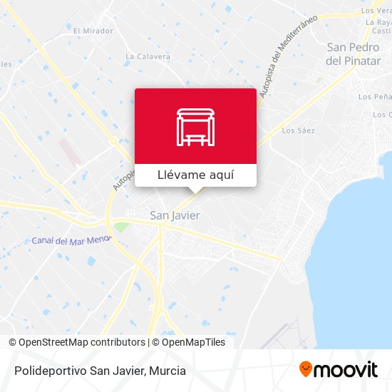 Mapa Polideportivo San Javier