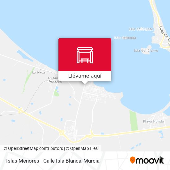 Mapa Islas Menores - Calle Isla Blanca