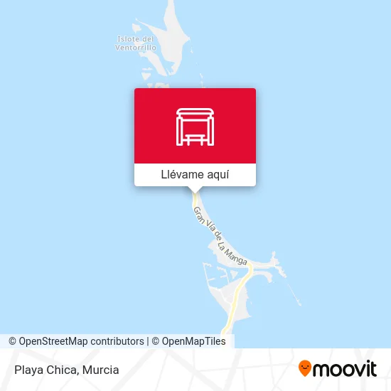 Mapa Playa Chica