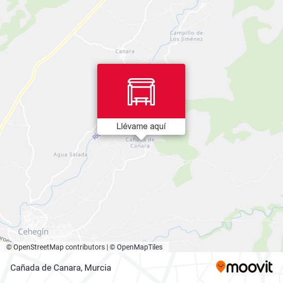 Mapa Cañada de Canara